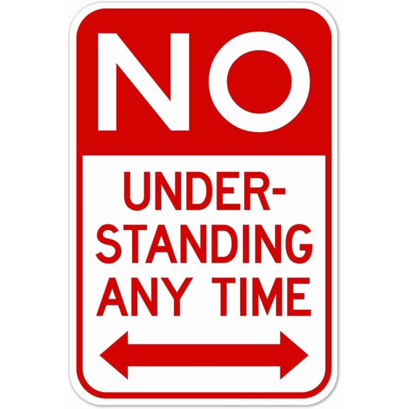No Standing Anytime Bidirectional Arrow Metal Aluminum Sign 8x12 Inch Wall Decor for Outdoor Indoor Road Yard Street Property Public Space Use Sturdy Clear Printing Easy Mounting Fade