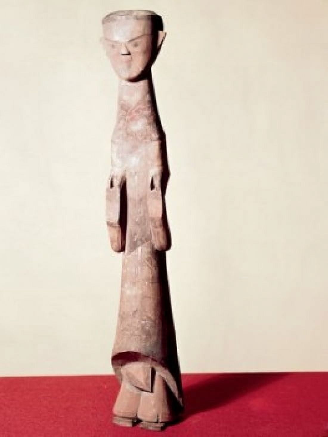 Standing Attendant Chang Sha Canvas Art - (24 x 36)