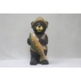thumbnail image 1 of Hi-Line Gift Ltd 75619-P Standing Bear with Fish Welcome Sign, 1 of 6