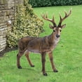 thumbnail image 1 of Standing Big Rack Buck Deer Statue, 1 of 1