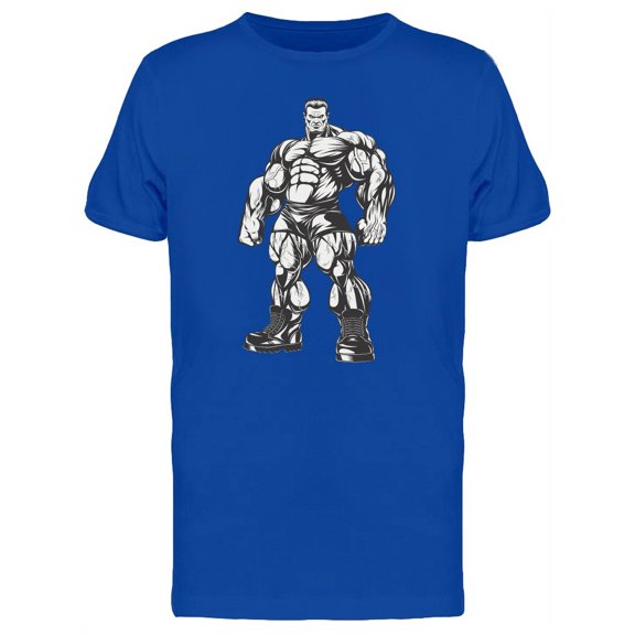 Standing Bodybuilding Coach T-Shirt Men -Image by Shutterstock, Male 4X-Large