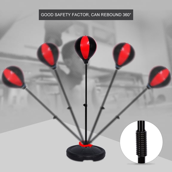 Standing Boxing Set, Workout Boxing Speed Balls Boxing Sports Punching Bag with Stand for Boys