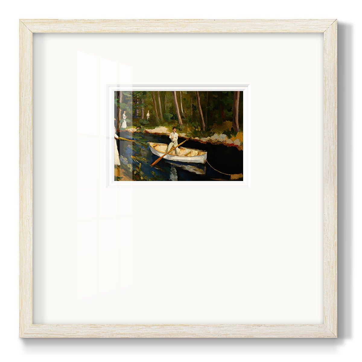 Standing CanoePremium Framed Print