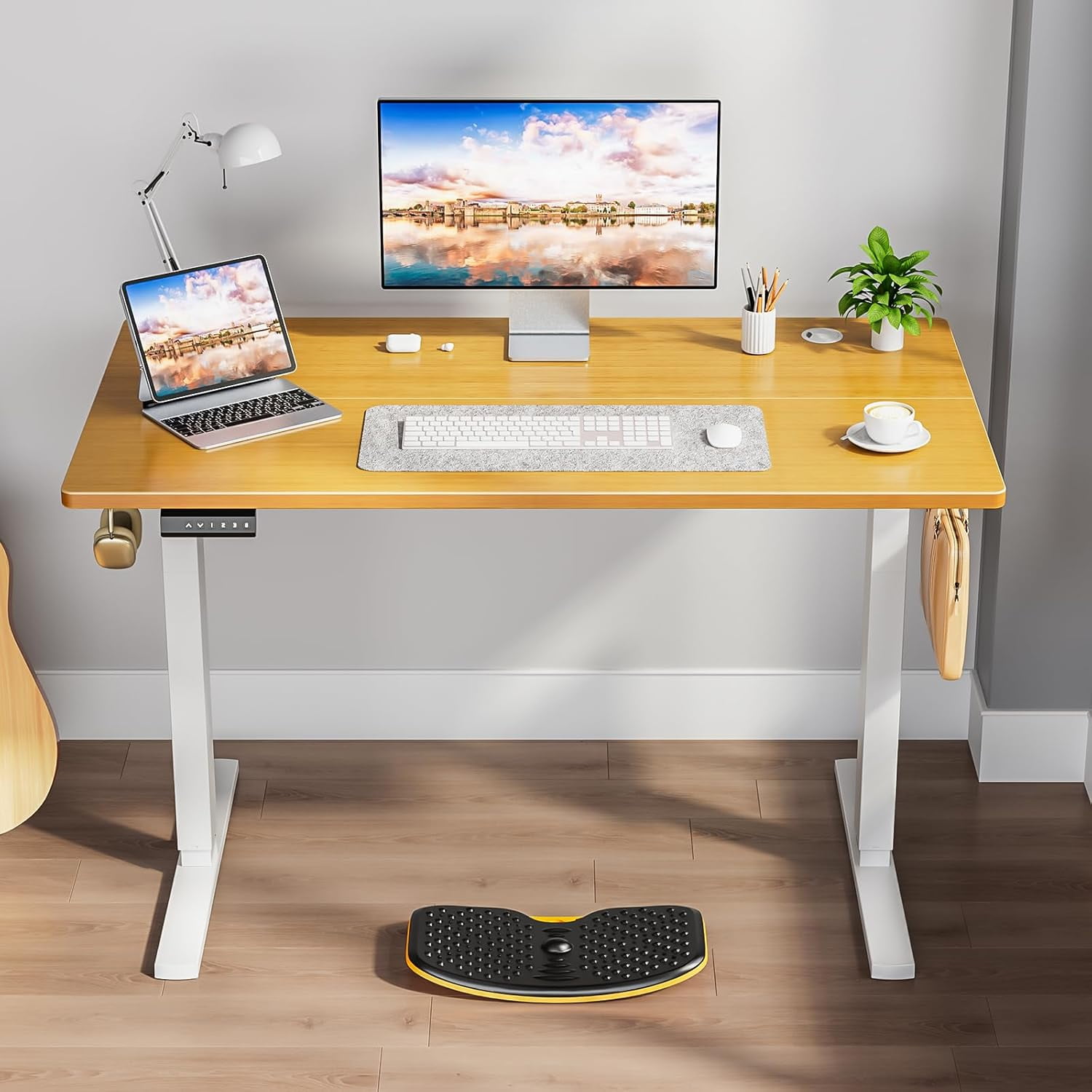 Standing Computer Desk, Office Table Adjustable Height, Lift ...