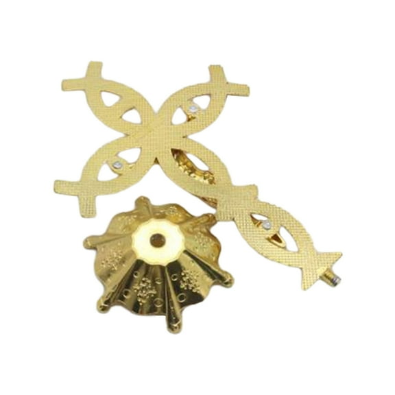 Standing Crucifix Figurines Christian On Cross Statues Tabletop Alloy Sculpture for Offices Home Ornament Gift