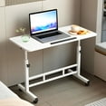 thumbnail image 1 of Standing Desk Adjustable Height Mobile Computer Desk with Universal Wheel Stable Sturdy Durable Spacious Study Table for Home, 1 of 8