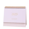 thumbnail image 1 of Standing Desk Calendars, Dienrx 2025 Wirebound Table Standu Desktop Year Calendar Table Paper Calendar Daily Scheduler Monthly Pages Easel Calendar, 1 of 4