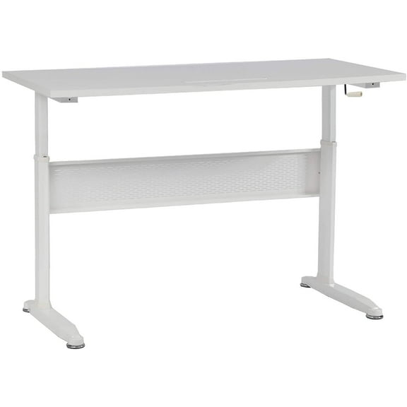 Standing Desk Converter Computer Workstation Height Adjustable Desk Large Desktop Stand Up Desk Ergotron Laptop Sit-Stand Desk Fit Dual Monitor for Home Office White,48inches