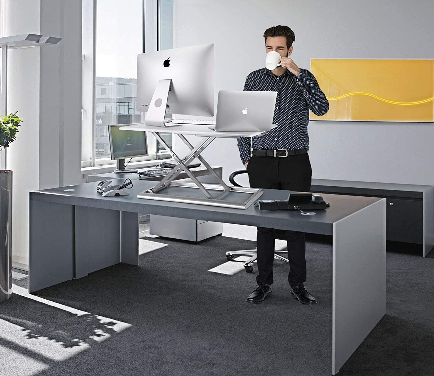 Standing Desk Converter Instantly Convert Any Desk into a Stand Up Desk