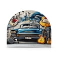 thumbnail image 1 of Standing Dining Table Napkin Holder, Napkin Holder for Table Kitchen Acrylic Paper Tissue Organization, Guitar and A Classic Car, 1 of 8