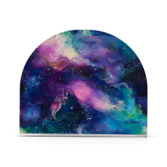 Standing Dining Table Napkin Holder, Napkin Holder for Table Kitchen Acrylic Paper Tissue Organization, Nebula