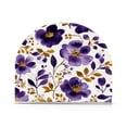 thumbnail image 1 of Standing Dining Table Napkin Holder, Napkin Holder for Table Kitchen Acrylic Paper Tissue Organization, Purple and Gold Floral, 1 of 8