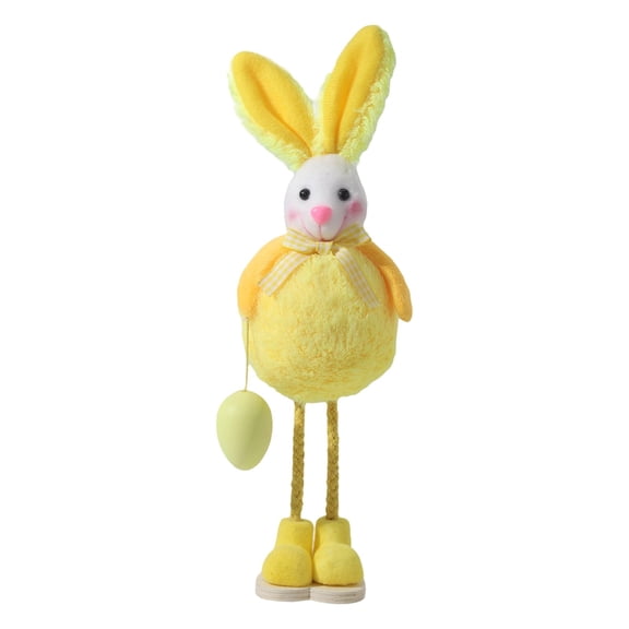 Standing Easter Bunny Set Long Legs Figurines For Home Table Shelf Decorations