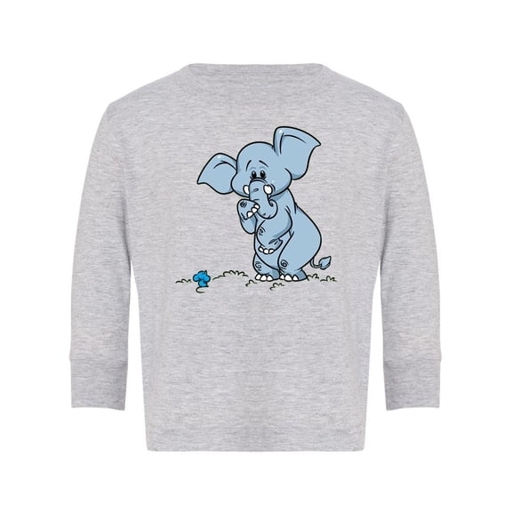 Standing Elephant Long Sleeve Toddler -Image by Shutterstock,  4 Toddler