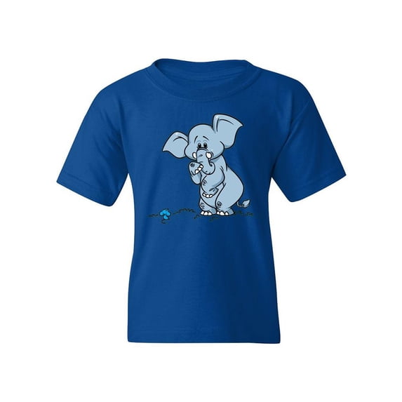 Standing Elephant T-Shirt Juniors -Image by Shutterstock, Medium