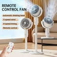 thumbnail image 1 of Standing Fan, Oscillating Fan, Fan for Bedroom, Pedestal Fan Oscillating, Fan with Remote, Indoor Pedestal Fan High Speed Vertical Fan Circulation Quiet and Powerful Floor Fan for Bedroom Home Office, 1 of 9