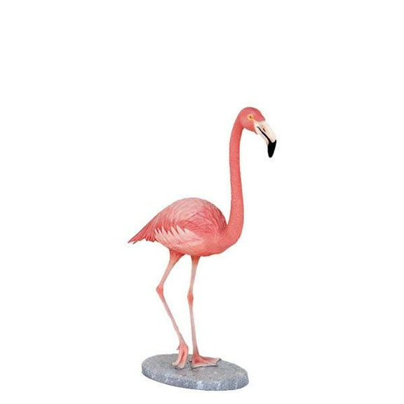 Standing Flamingo Life Size Statue
