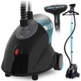 thumbnail image 1 of Standing Garment Steamer with Roll Wheels for Easy Movement, 1.8L Water Tank for 1 Hour Continuous Steaming, Adjustable Pole for Storage, Includes Descaler Packet, 1500 watts, 1 of 6