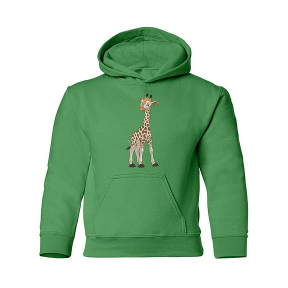 Standing Giraffe Hoodie Juniors -Image by Shutterstock,  Large