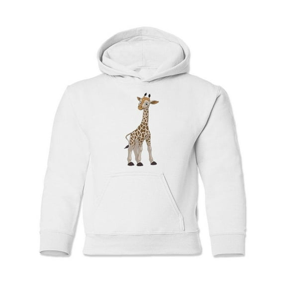 Standing Giraffe Hoodie Juniors -Image by Shutterstock, Medium