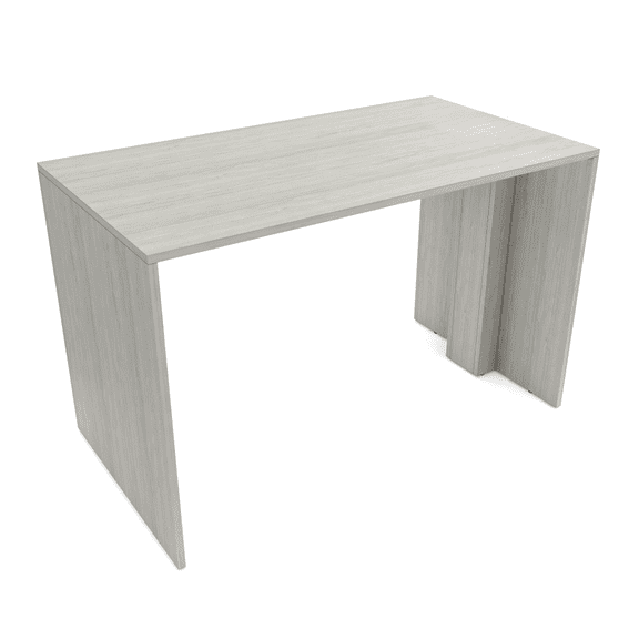 Standing Height 4 Person Collaboration Table | 36x66 All Laminate Face-To-Face Desk | Lakeland Salt