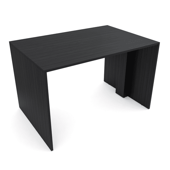 Standing Height  Collaborative Table | 4 Person Face-To-Face Desk | 48x66 All Laminate Teaming Table | Asian Night