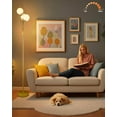 thumbnail image 1 of Standing Lamps with 3Pcs 3000K G9 Bulbs Stepless Dimmable Gold Floor Lamp with Stable Base 3-Lights Modern Design Mid Century Floor Lamp for Living Room/Bedroon/Office, 1 of 16