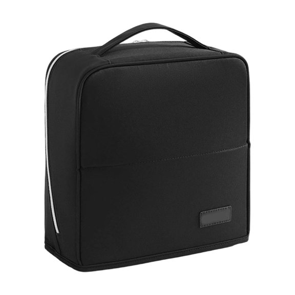 Standing Makeup Bag, Large Cosmetic Organizer With Separate Compartments, Roomy Interior, Firm Structure And Carry Handle, Portable Storage Case For Brushes, Bottles And Beauty Items