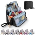 thumbnail image 1 of Standing Makeup Bag, Multi-Purpose Large Capacity Makeup Organizer,Travel Make up Storage Bags Cosmetic Toiletry Bags Portable Standing Make Up Case,Women's Foldable Magnetic Makeup Storage Bag, 1 of 7