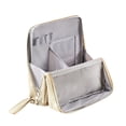 thumbnail image 1 of Standing Makeup Bag for Travel, Large Capacity Toiletry Organizer with Multiple Compartments, Water-Resistant Portable Cosmetic & Makeup Pencil Case, 1 of 7