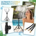 thumbnail image 2 of Portable Standing Mister For Patio - 26.5ft Misting Line With 31.5in Tall Stand For Outdoor Cooling 2 of 4