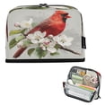thumbnail image 1 of Standing Pencil Case with Base Large Capacity Stationery Pouch Pen Bag with Zipper for Women Men Beautiful Red Bird, 1 of 7