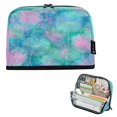 thumbnail image 1 of Standing Pencil Case with Base Large Capacity Stationery Pouch Pen Bag with Zipper for Women Men Tie-dye Dandelions Pattern, 1 of 7