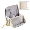 thumbnail image 1 of Standing Pencil Pouch Large Capacity Upright Stationery Pouch Cosmetic Organizer Bag for Travel Office Desk, 1 of 7
