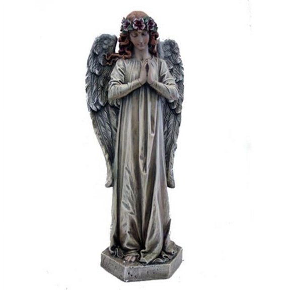 Standing Praying Angel resin