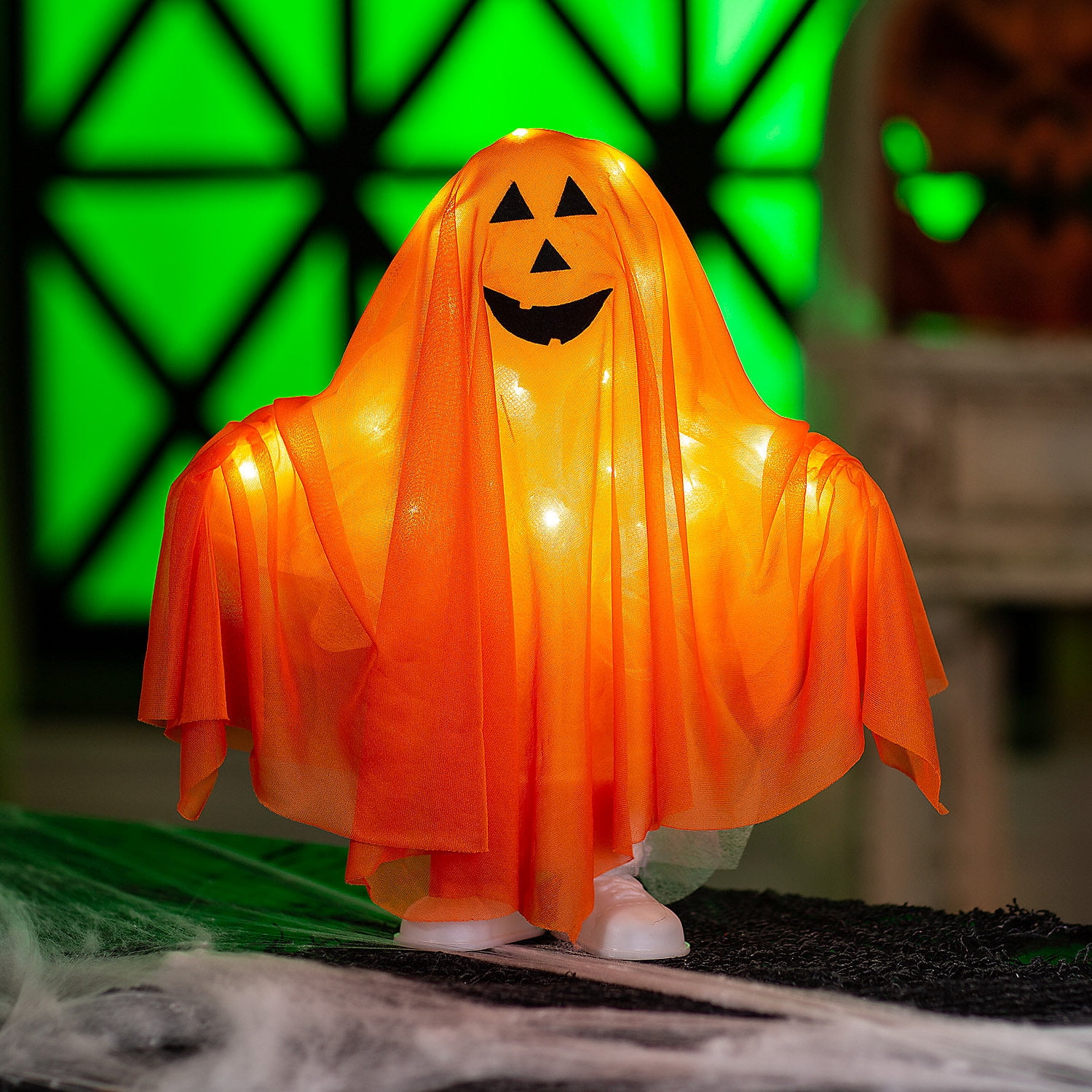 Standing Pumpkin Ghost Halloween Decoration, Home Decor, Halloween, 1