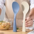 thumbnail image 1 of Standing Rice Spoon 2-Pack Non-Stick Silicone Rice Paddle With Standing Base, Textured Surface, Food-Grade Heat Resistant, Dishwasher , Navy Blue/Cream White, For Rice Cookers & Home Kitchen, 1 of 3