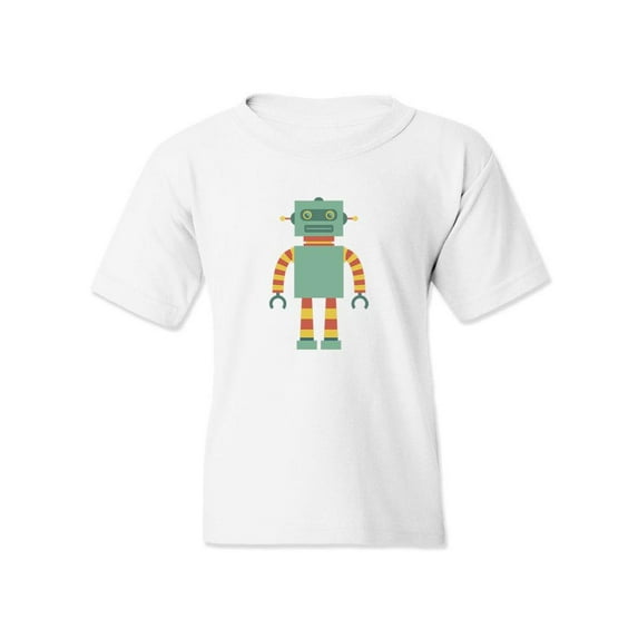 Standing Robot T-Shirt Juniors -Image by Shutterstock, Large