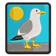 thumbnail image 1 of Standing Seagull Bird Applique Multi-Color Embroidered Iron-On Patch - 2.0 Inch Mini, 1 of 5