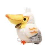 Standing Shoulder Plush Sparrow Stuffed Animal, 4.7 Simulation Bird Series Stuffed Toy, Creative Shoulder Decor Gift