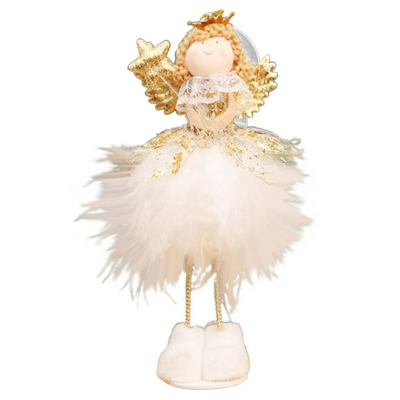 Standing Snowman Window Pendant Gold, Christmas Snowman Decor Silver Wire Standing Snowman Figure Novelty Tabletop Ornament for Window Display & Home Festival Decor, 1 Doll Pendant