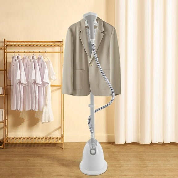 Standing Steamer for Clothes, Professional Garment Steamer with Ironing Board, Steaming Wrinkle Remover For Humid, Silk Noil, Silk, Cotton, Fiber