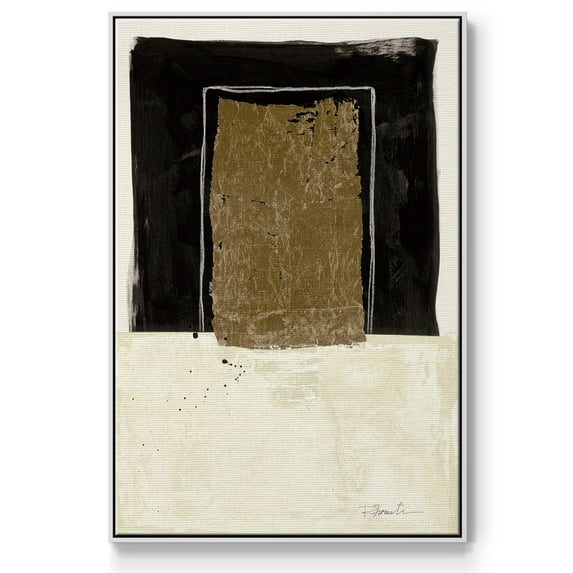 Standing Strong I Framed Premium Gallery Wrapped Canvas - Ready to Hang - 25 x 37 - White Floating Frame