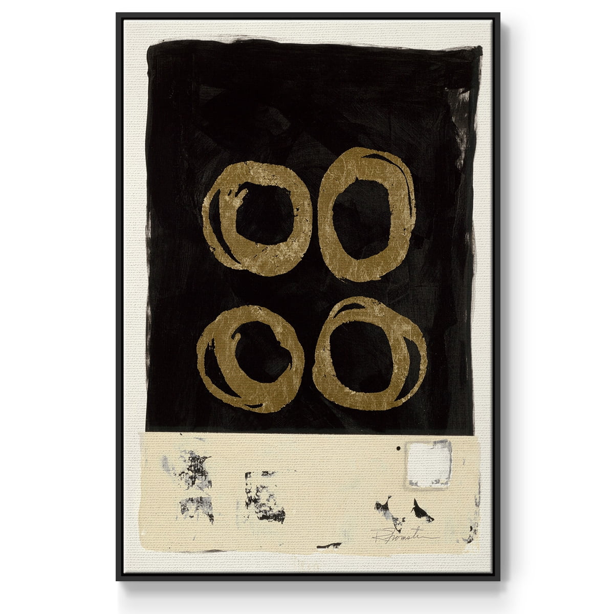Standing Strong II Framed Premium Gallery Wrapped Canvas - Ready to Hang - 17 x 25 - Black Floating Frame