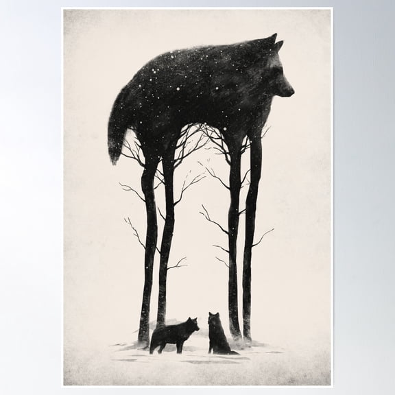 Standing Tall Poster Wall Art, Modern Wall Decor, 8x12 UNFRAMED