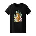 thumbnail image 1 of Standing Tiger Near Plants T-Shirt Women -Image by Shutterstock, Female Medium, 1 of 2