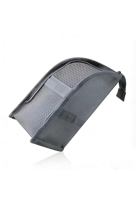 Standing Toiletry Bag, Portable Lightweight Travel Toiletry Bag, EVA Mesh Cosmetic Waterproof Bag Travel Essentials, Large Capacity Organizer for Toiletries Gray