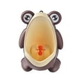 thumbnail image 1 of Standing Urinal Wall-mounted Toilet For Boy,Cute Frog Potty Training Urinal, Portable Toilet Boy Training Split Design Potty Khaki, 1 of 2