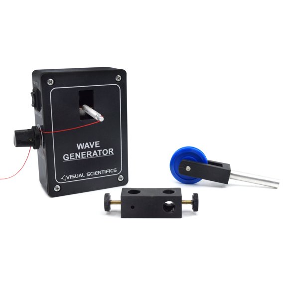 Standing Wave Demonstrator Kit - Experiment Components Only - Useful in Studying Wavelengths - Wave Generator, Mountable Pulley & String - (Base Not Included) - Visual Scientifics by Eisco