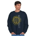 thumbnail image 1 of Standing With God Christian Cross Unisex Plus Fleece Graphic Sweatshirt Brisco Brands 4X, 1 of 5